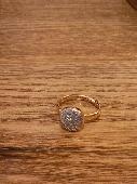 I have lost my diamond ring in a bathroom at the Paddington station.
It is very 
