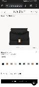 Black handbag from the brand polène with my wallet, my ID, my passport, my credi