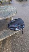 Found blue/black backpack on bench in front of Dulwich Park Cafe.