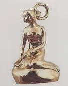 I have lost a gold pendant of a mermaid on a rock. It likely dropped onto the fl