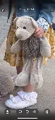 My daughter lost her cream and brown teddy bear in the departures lounge of Alic