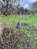 Child Beanie found in Margravine Gardens, South side hedgerow