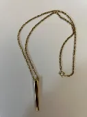 Lost a very sentimental gold necklace with a tie pin pendant between Freegrove R