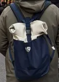 I lost an blue bag with a white top, on it is an Emblem of the football Club VfL