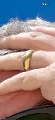 Distinctively engraved ring!!

I lost a chunky gold wedding ring (gutted) which 