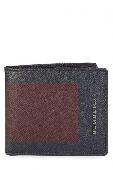 A navy Burberry Wallet, that contains personal cards, University student card an