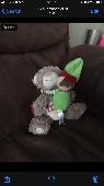 Teddy minus the elf was lost (we think) in departures D22 in Paris Charles de Ga