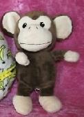 LOST sons beloved Brown and Beige cuddly monkey, approx 7” with an H&M label. Pl