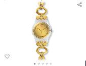 I lost my swatch golden watch on a very busy day. I went with my husband and dau