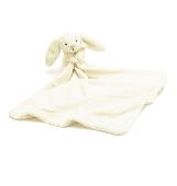 White comfort blanket rabbit with the name Camilla on it lost near Calle Periodi