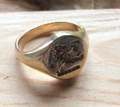 I lost my gold signet ring on Hoxton street on Saturday night, it has a distinct
