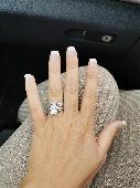 I lost my engagement and wedding ring set at Waterloo Station, its white gold di