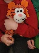 Got a very sad little boy who misses his teddy tiger!! :(