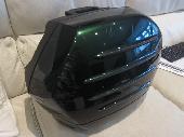 Motorcycle Pannier (Side Case). Green and Black. From Kawasaki GTR 1400