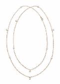 Lost a necklace in St James Park. The necklace is a long rose gold necklace with