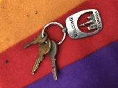 Set of 3 keys with ‘Canada’ key ring. Found under a tree on the north side of th