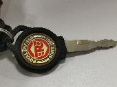 Royal Enfield key with Groombridge Motorcycle tag. 