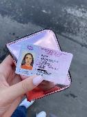 I lost my pink square purse, I had credit cards there and my driving licence 