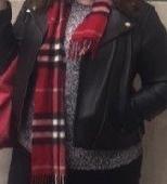 Yesterday afternoon I lost my red tartan Burberry scarf, given to me as a gradua