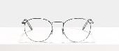 Thin round silver Ace and Tate glasses. One lens thicker then the other. Left on