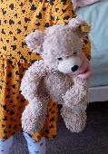 My daughter has lost her favourite teddy bear, probably dropped as we were getti