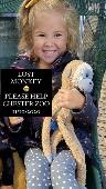 Posting on behalf of a friend whose daughter lost her beloved monkey yesterday w
