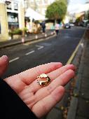 Lost a small gold heart-shaped earring outside Mari's Deli on Chiswick Mall arou
