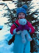 My daughter lost her beloved teddy bear as she was playing in the snow up Forest