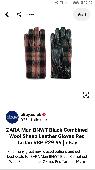 I lost a pair of black leather red tartan gloves, sentimental to me as bought by