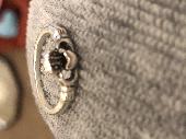 I found a silver ring with heart crown detail walking down from Broomfield car p