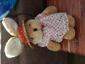 Found Valentine bunny with straw hat on corner of Furnace rd and LR Schronce ln.