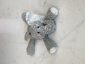 Olde the Elephant is a retired Wubbanub (with pacifier removed), one ear missing