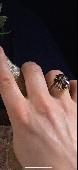 £2000 REWARD - LOST RING NO QUESTIONS ASKED Gold-coloured ring with cluster of d