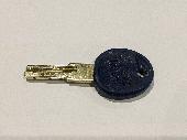 lost Blue Key on journey from Elmer's End to Teddington. may have fallen out of 