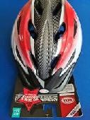 Cyclists crash helmet - left on promenade seat behind Grange railway station (se