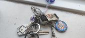 Set of keys found on Clapham Common with distinctive set of key rings. See pictu