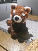 Found a red panda plush by keeleco on the train when we got on at Leeds Train St