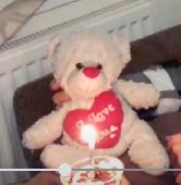 Our poor teddy was left behind in the hotel room in Llandudno. The hotel haven't