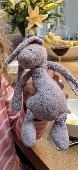 Little purple bunny, lost at Chania airport, most probably at passport control a