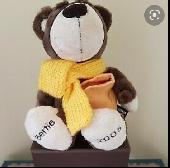 I've left this teddy in the room but Butlin's employees didn't find it :( It is 