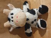 Cuddly Cow toy (Black & White)