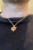 I have lost my gold chain with 3 pendents this morning, please see attached pict