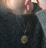 I lost a gold chain with an old coin which was a gift from my mother to me and m