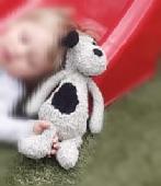 Black/ white jellytots teddy bear