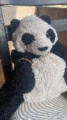Black and white soft toy panda answers to the name bamboo. Very loved. Was weari