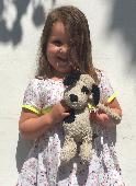 Well loved Black & White Jellycat Doggy, has been a constant companion for 7 yea