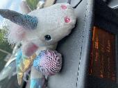 Toy unicorn found in road leading to Waitrose store car park in Bracknell. Being