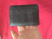 Hello, I lost my small black leather card wallet at Felstead Street, Biggs squar