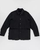 UNISEX PAINTER JACKET Colour: Ecru. Boxy / Regular fit. Rounded collar / rounded