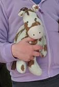 7 years old, heavily loved Jellycat Bashful Pinto Pony. White and brown horse. W